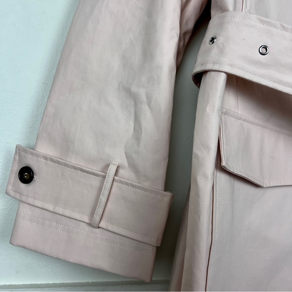 Goop G Label Pink Cotton Belted Trench Coat - Picture 4 of 11